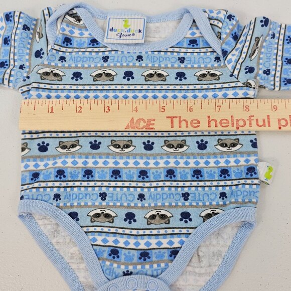 Newborn Baby Bodysuits 0-3M 3Pc Safari Zoo Animal Boys OnePiece Pajama Sleepwear - Picture 14 of 16